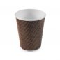 Preview: 50 Stk. Coffee to go Kaffeebecher Ripple Cup 300 ml braun lila